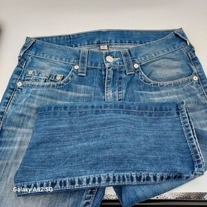 True Religion Skinny Jeans Mens Size 31 Blue Cotton Made in Mexico 31x32